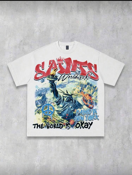Saints White T-Shirt