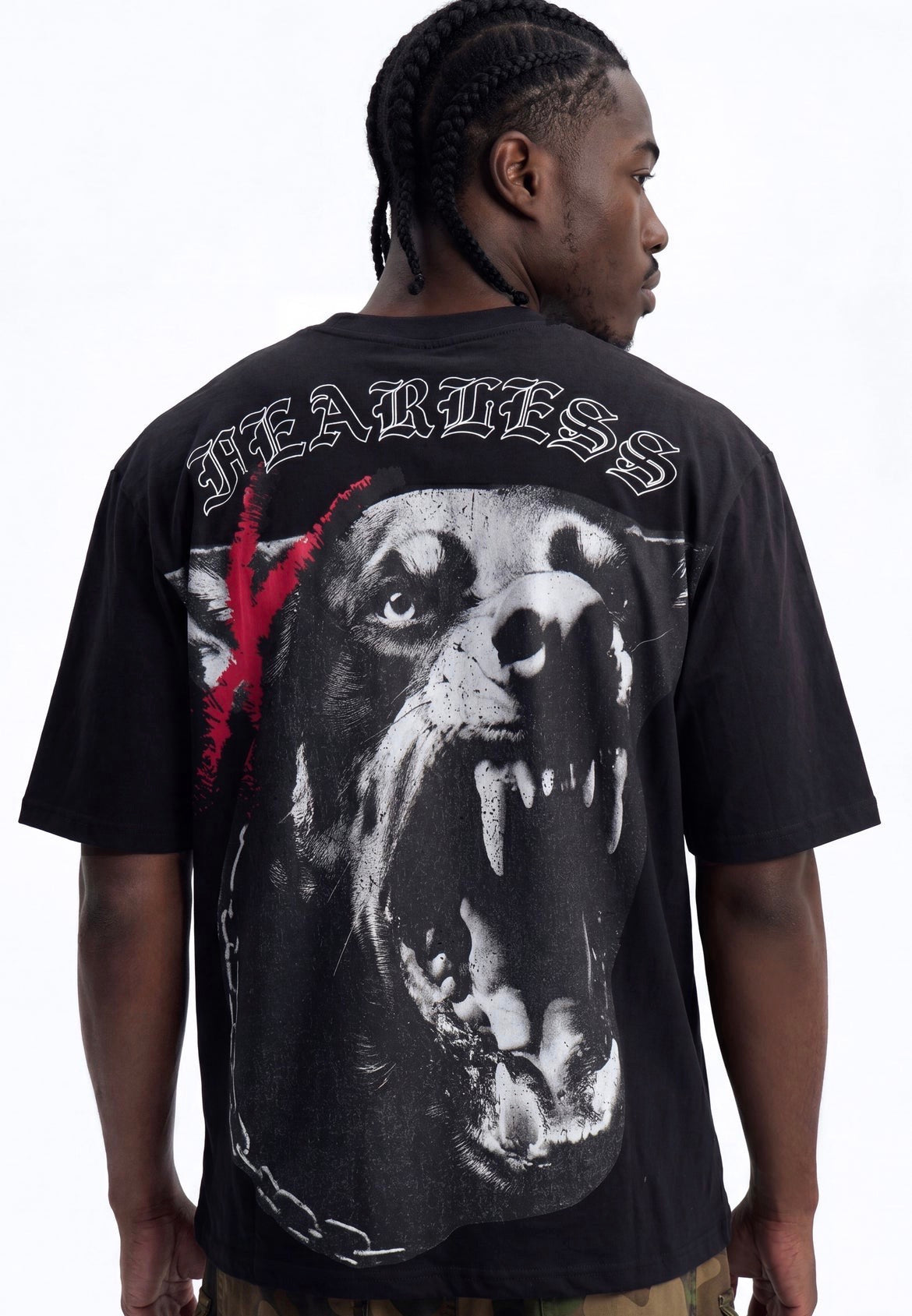 Fearless Dog Black T-Shirt