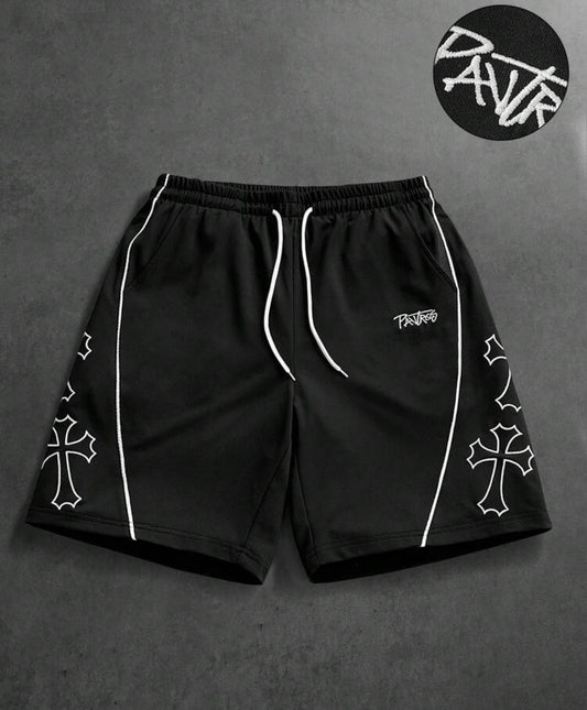 Cross Black Shorts