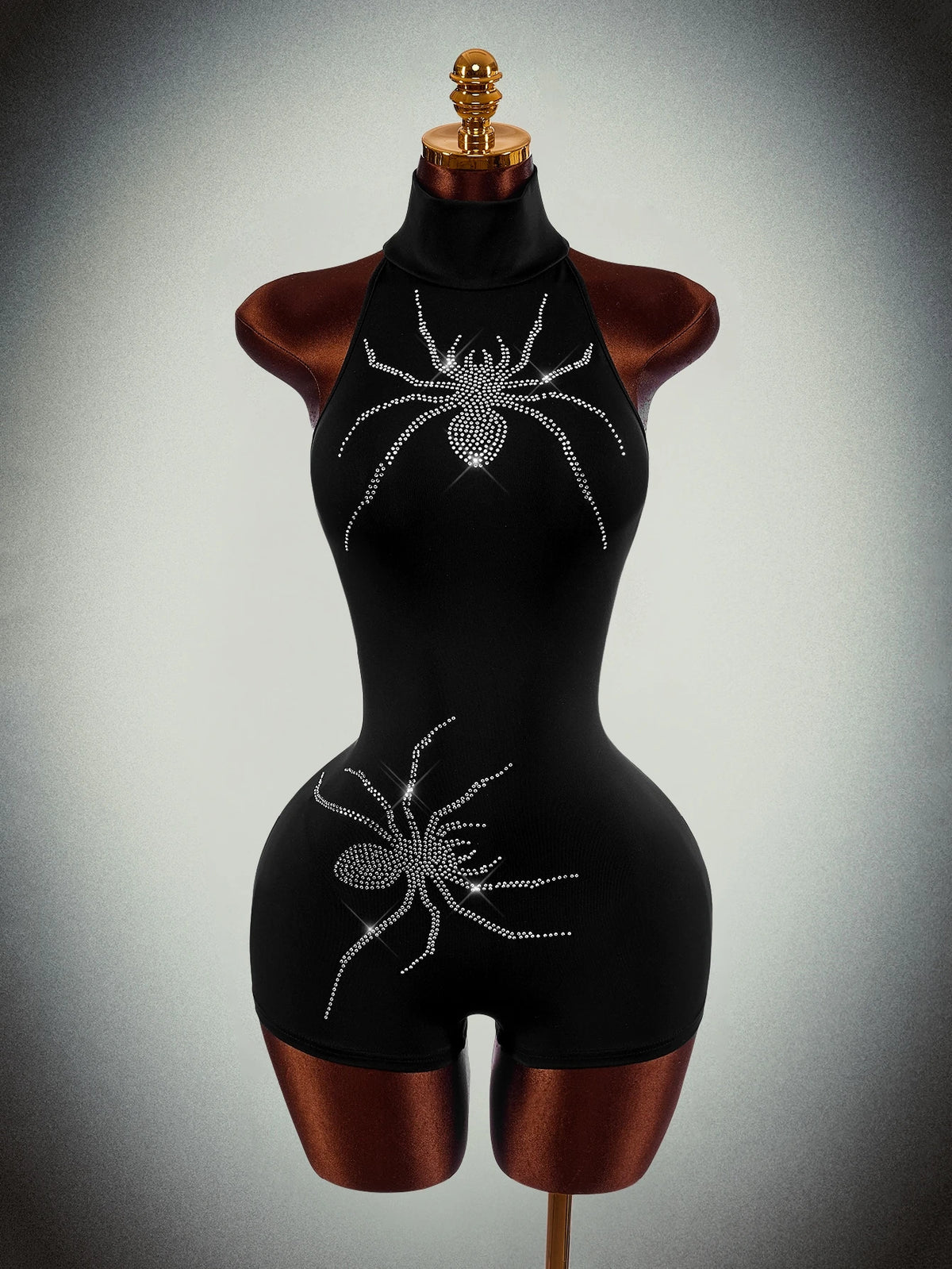 Rhinestone Spider Romper