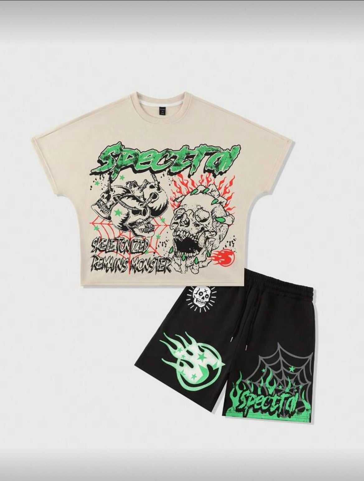 Skeleton Green Two Piece