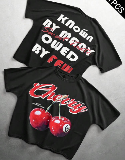 Cherry Black T-Shirt