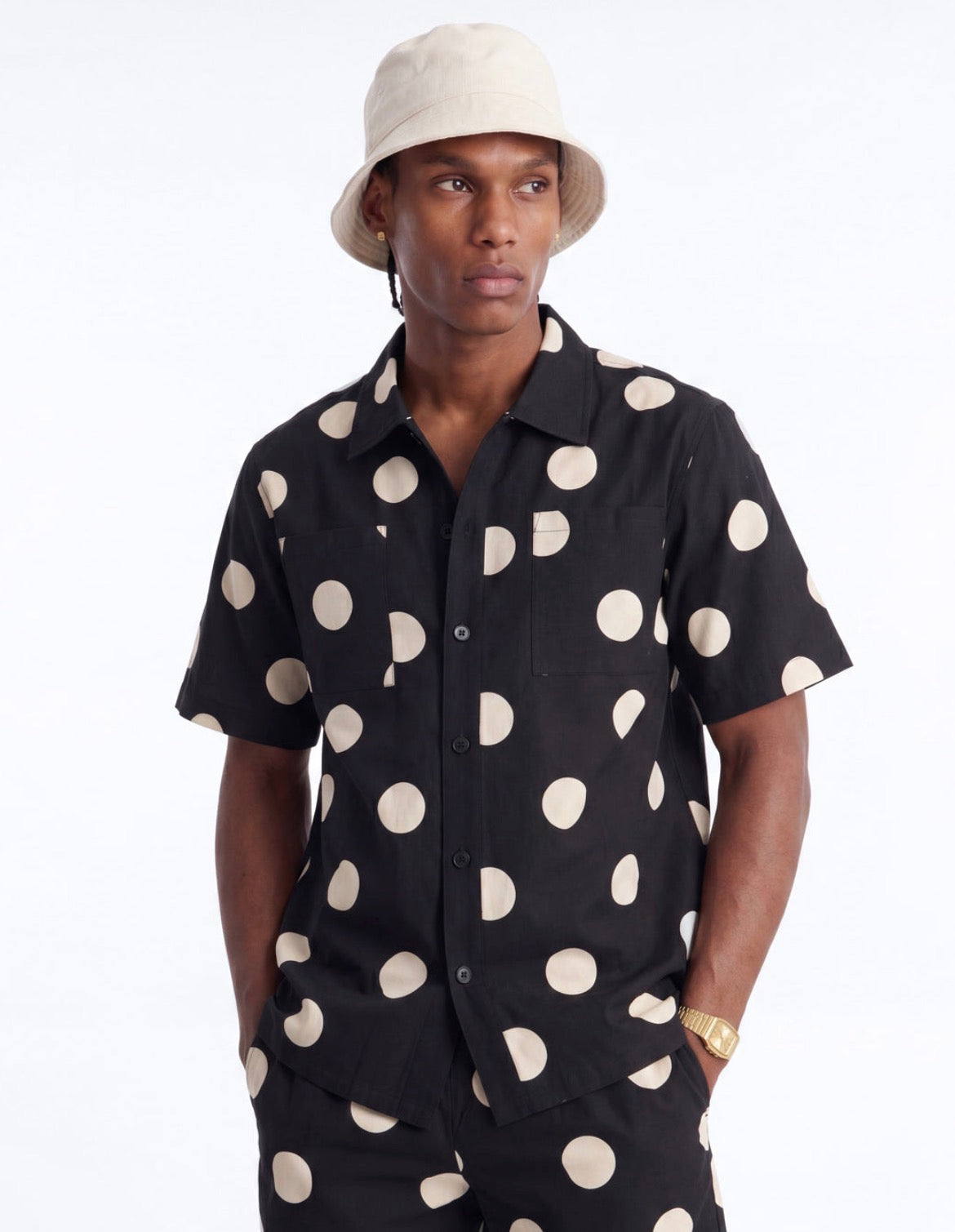 Polka Dot Button Up Shirt