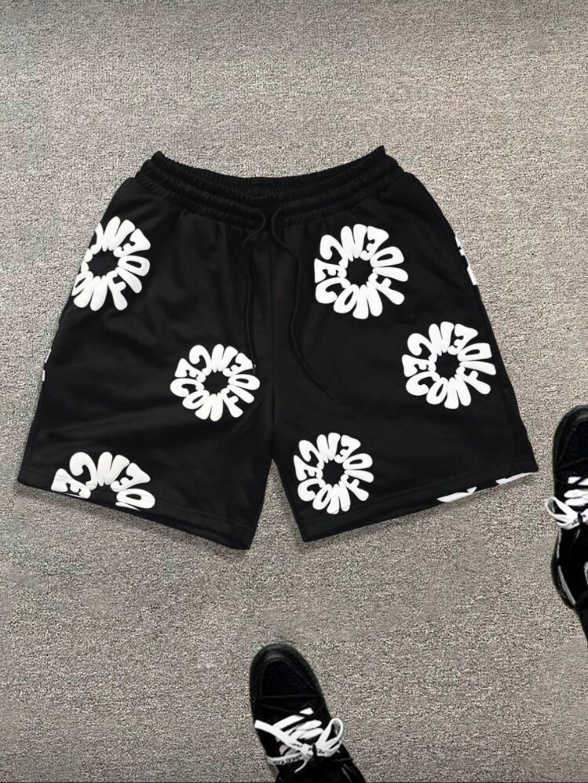 Flower Print Men Shorts