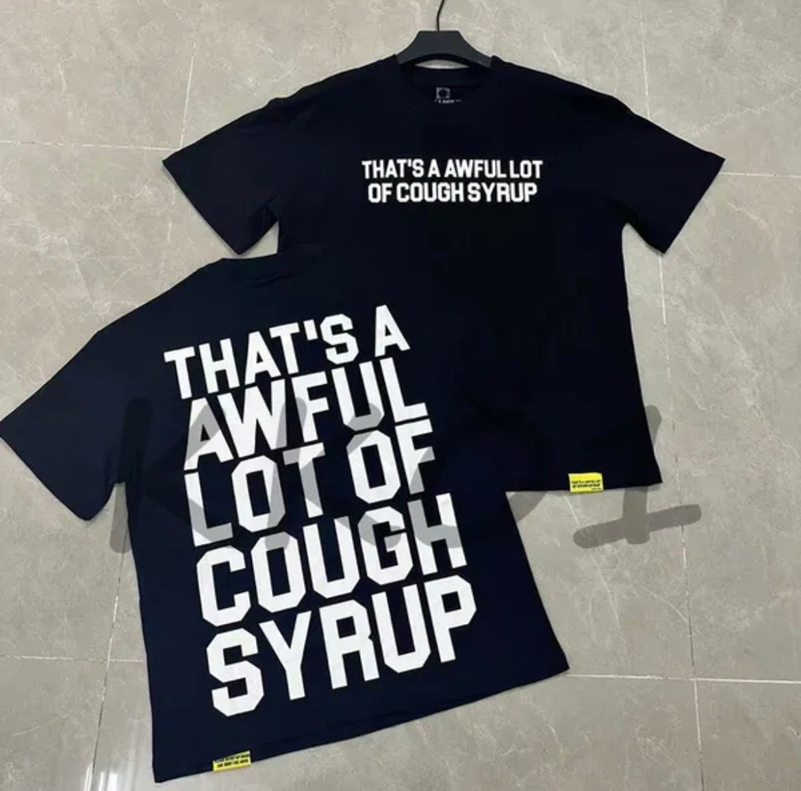 Cough Syrup Black T-Shirt