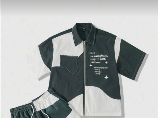 Green Zipper Shirt