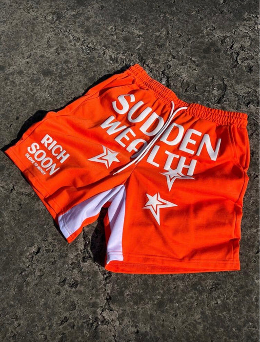 Sudden Orange Shorts