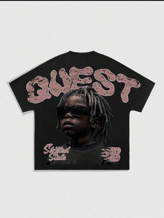 Quest Black T-shirt