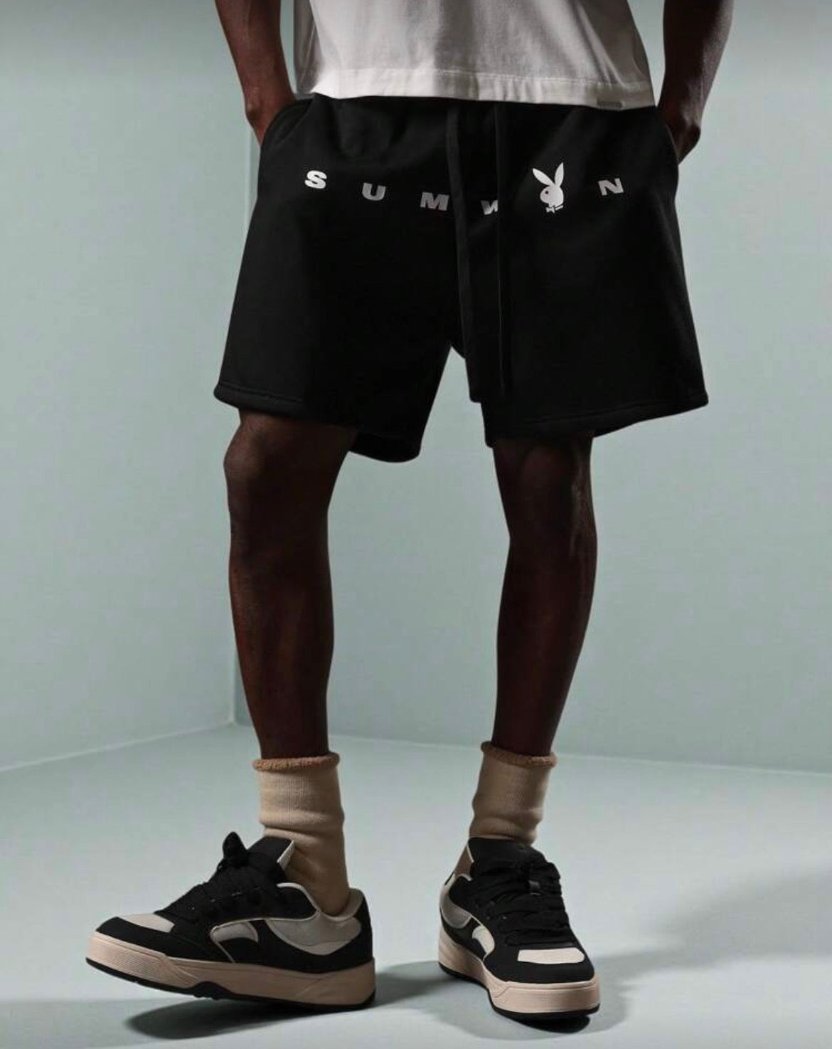 Sumwon Playboy Black Shorts