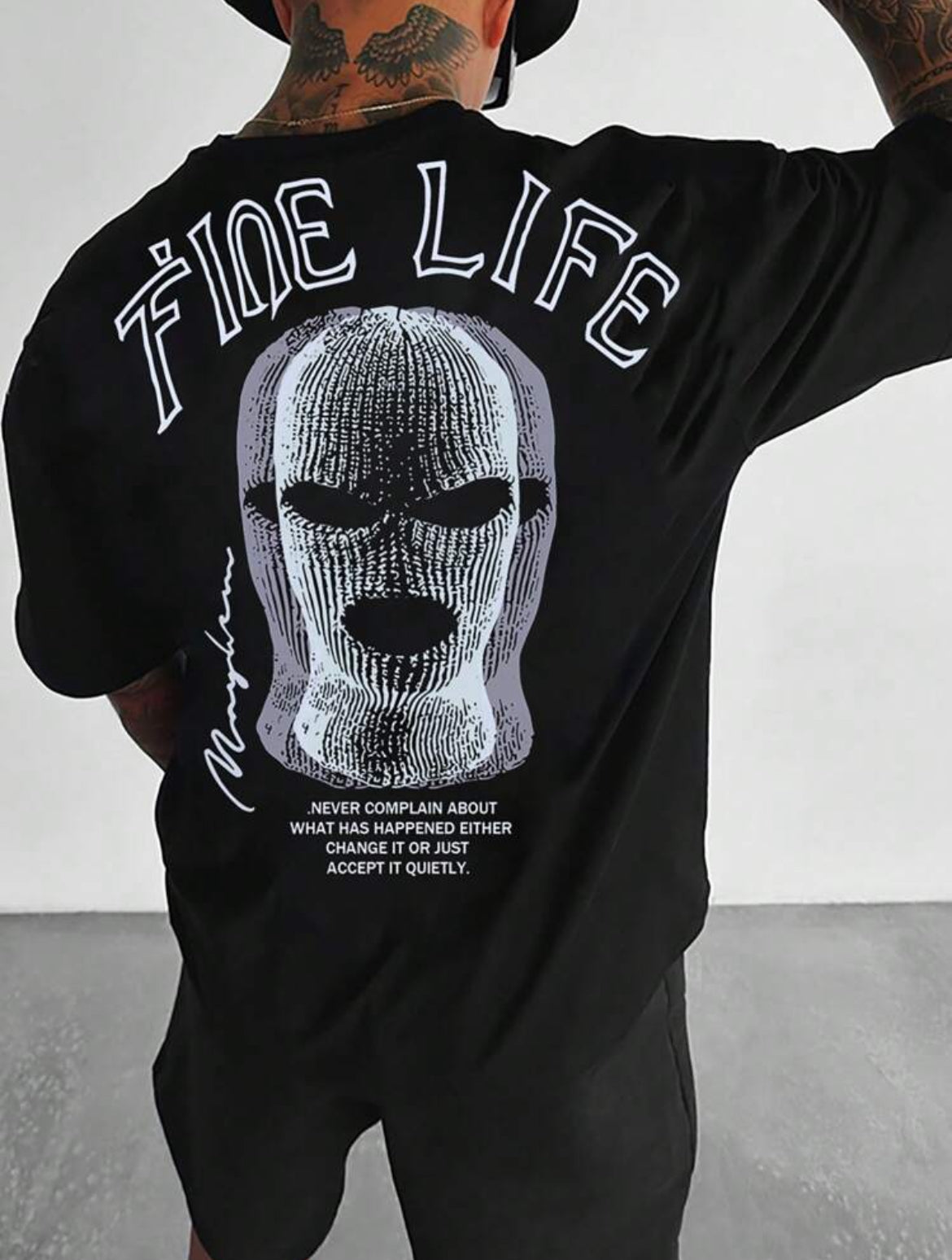 Fine Life Black T-Shirt