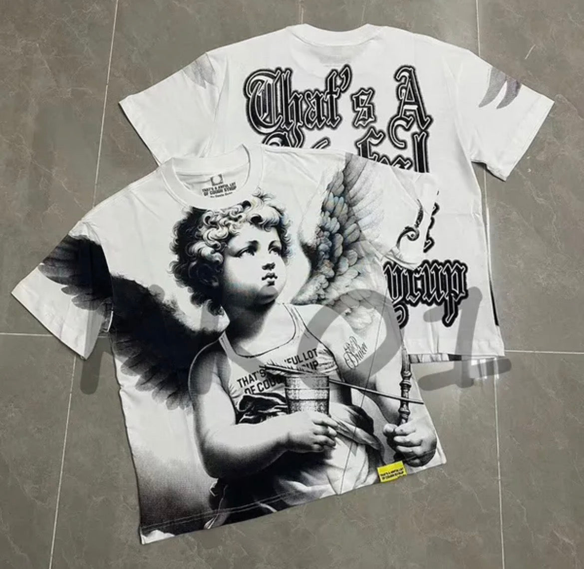 Cough Syrup Angle White T-Shirt