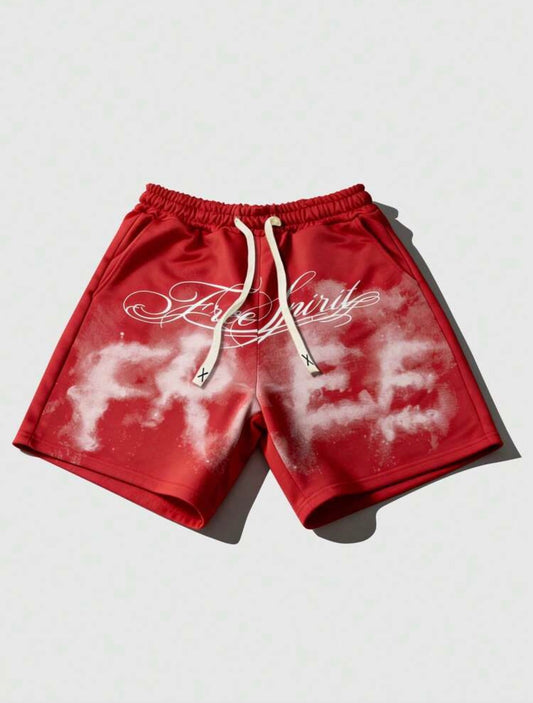 Free Red Short Pants