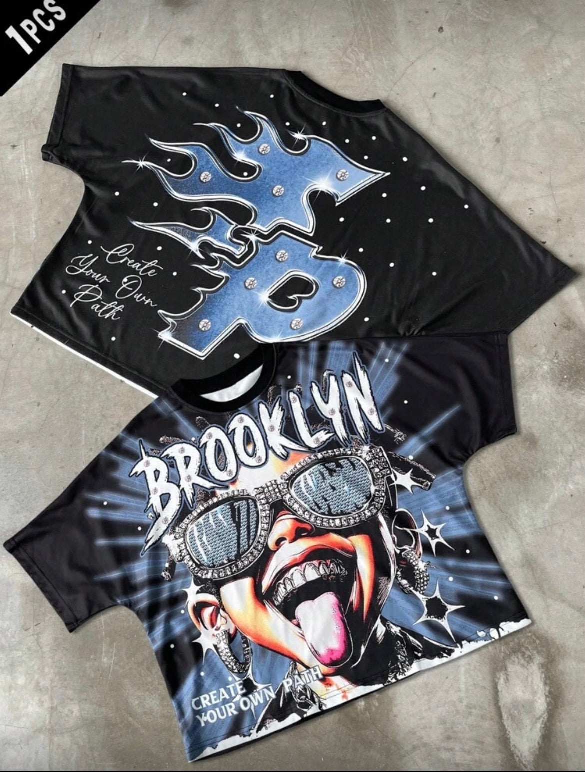 Black & Blue Brooklyn T-Shirt