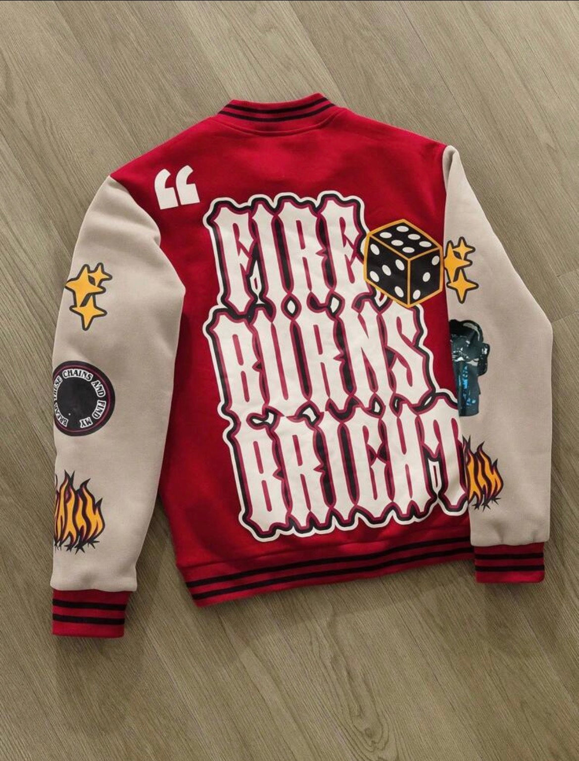 Fire Burns Red Jacket