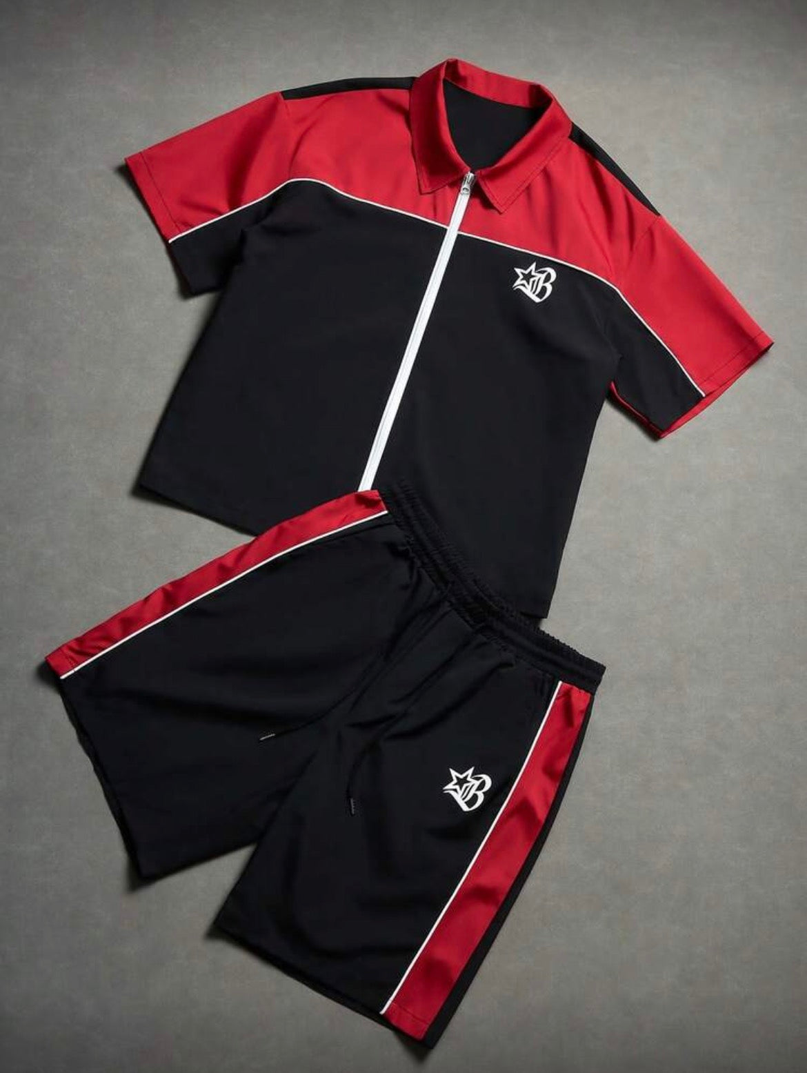 Red and Black Tracksuit
