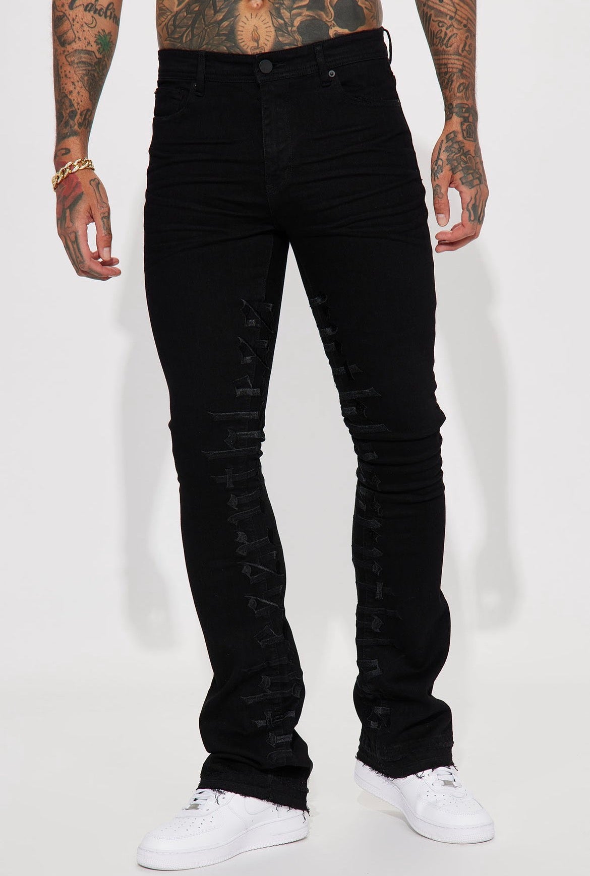 Black Flare Jeans