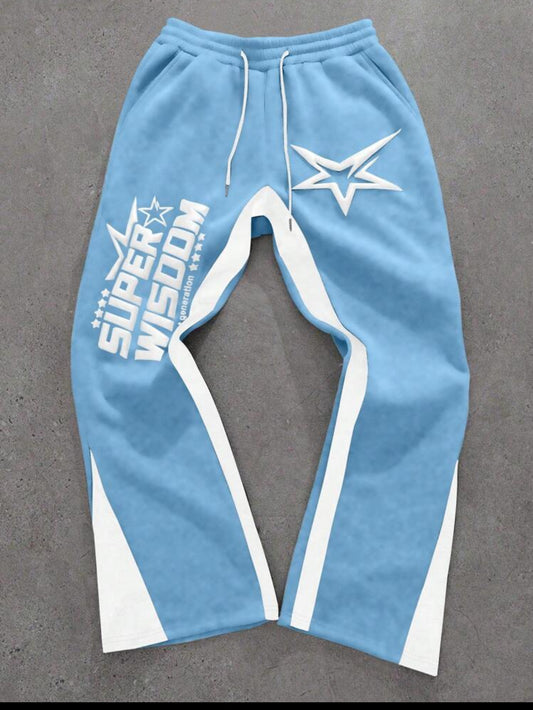 Super Wisdom Blue Sweatpants