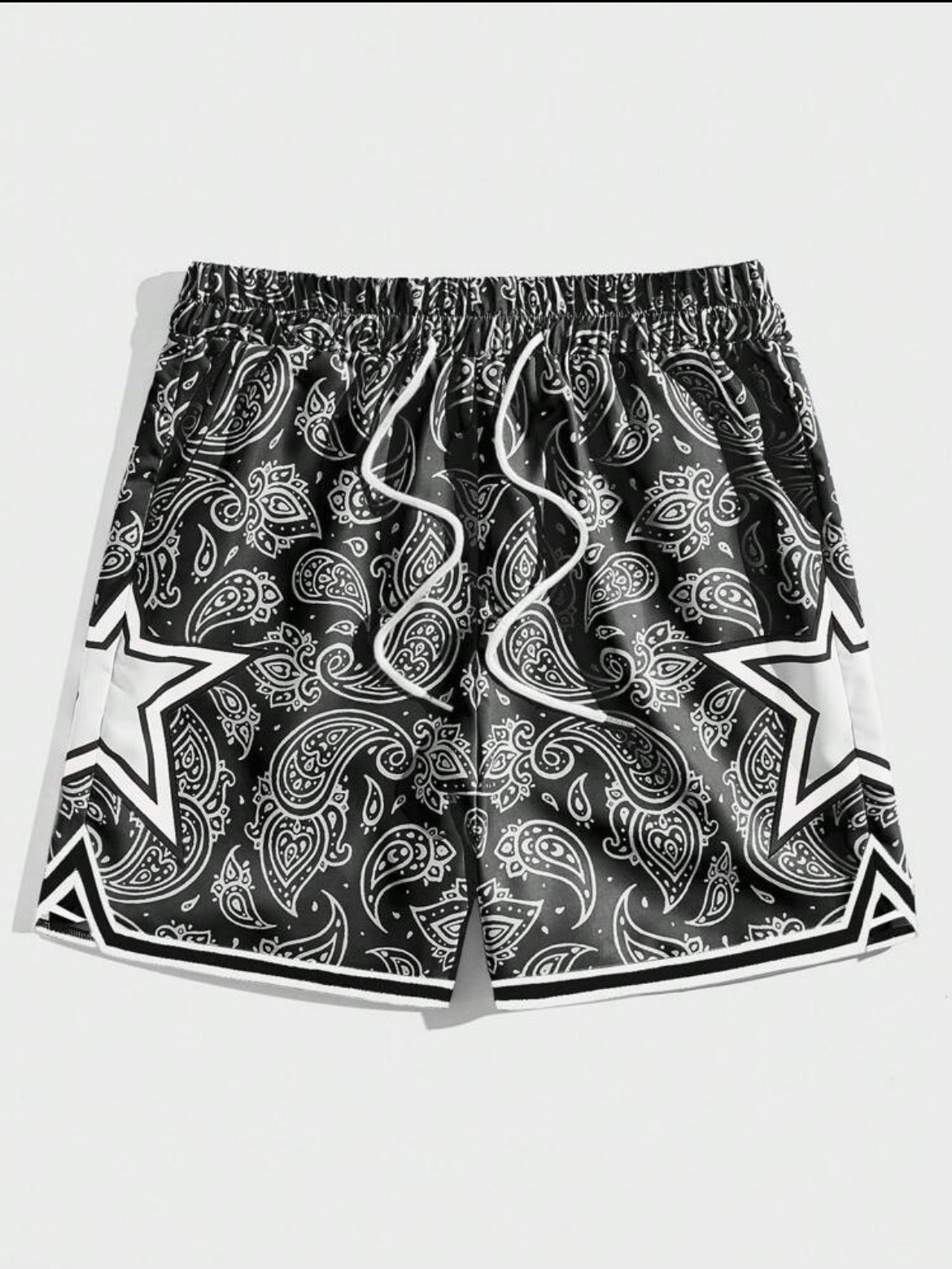 Black Paisley Short