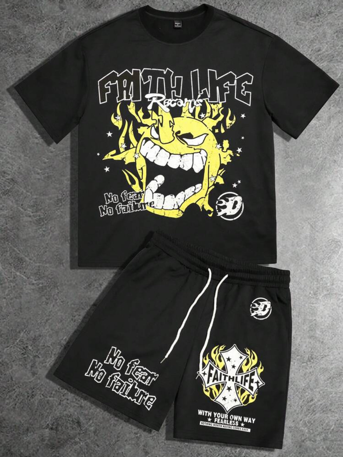 Faith Life Black Two piece