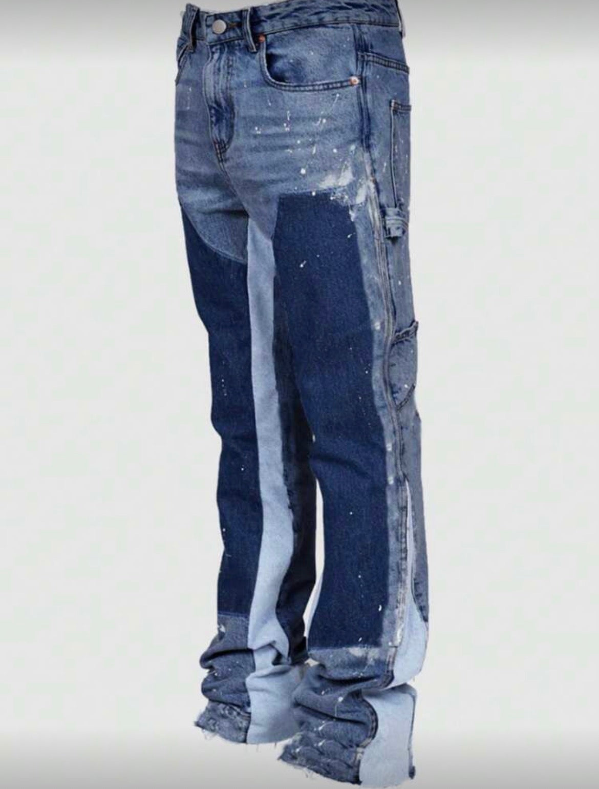 Men Blue Flare Jeans
