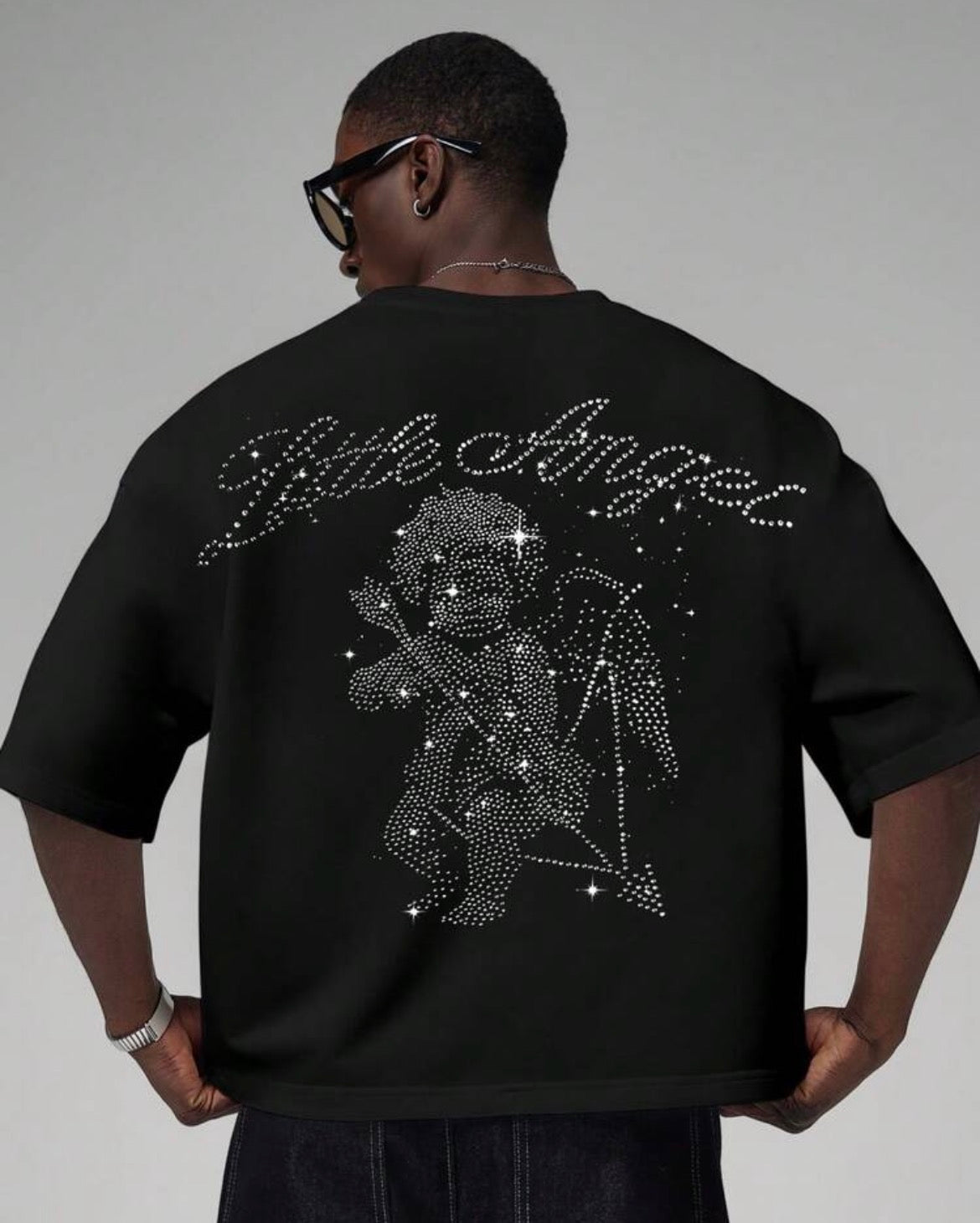 Little Angel Black T-Shirt