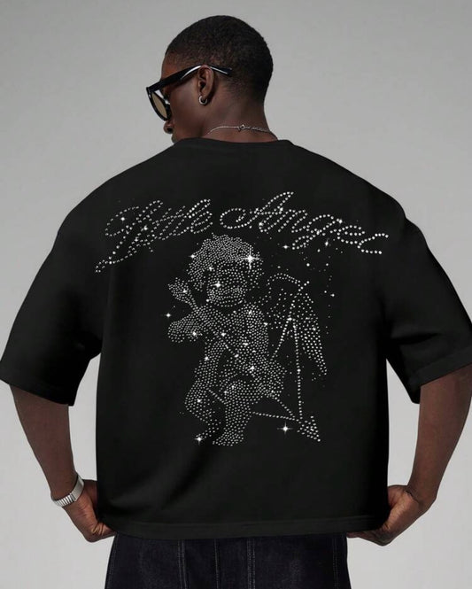 Little Angel Black T-Shirt
