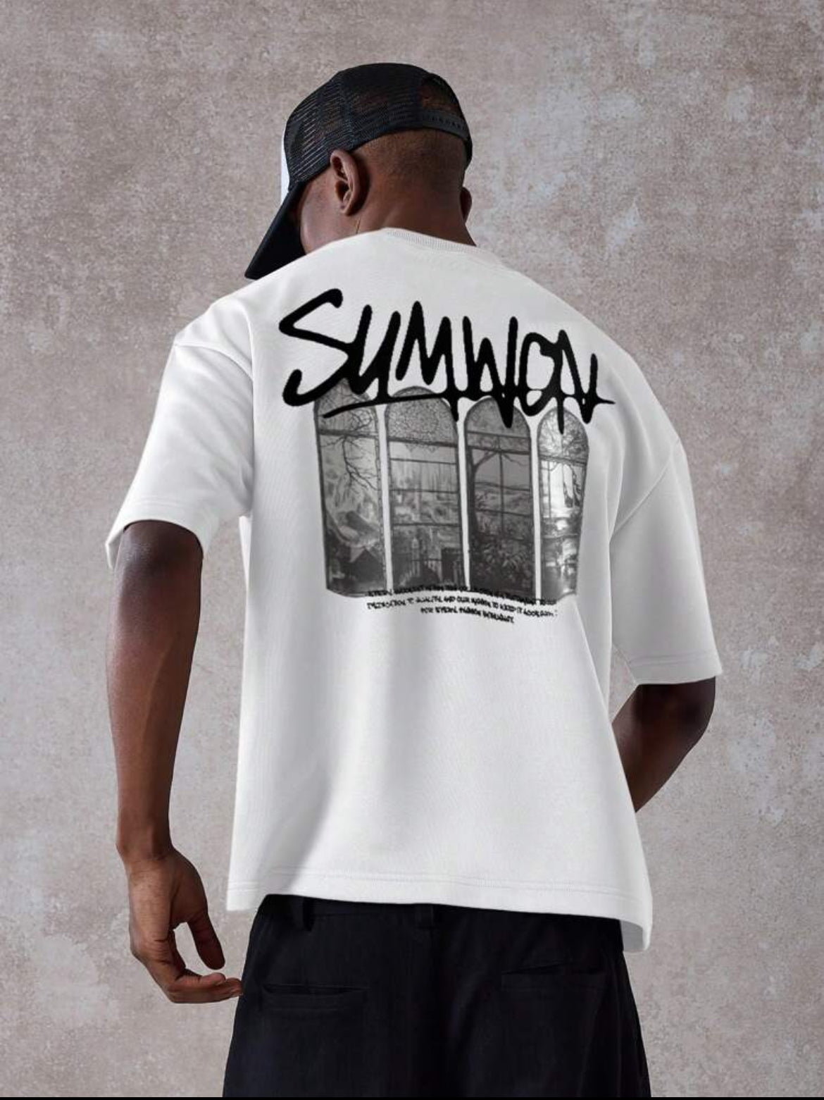 Sumwon White Window T-Shirt