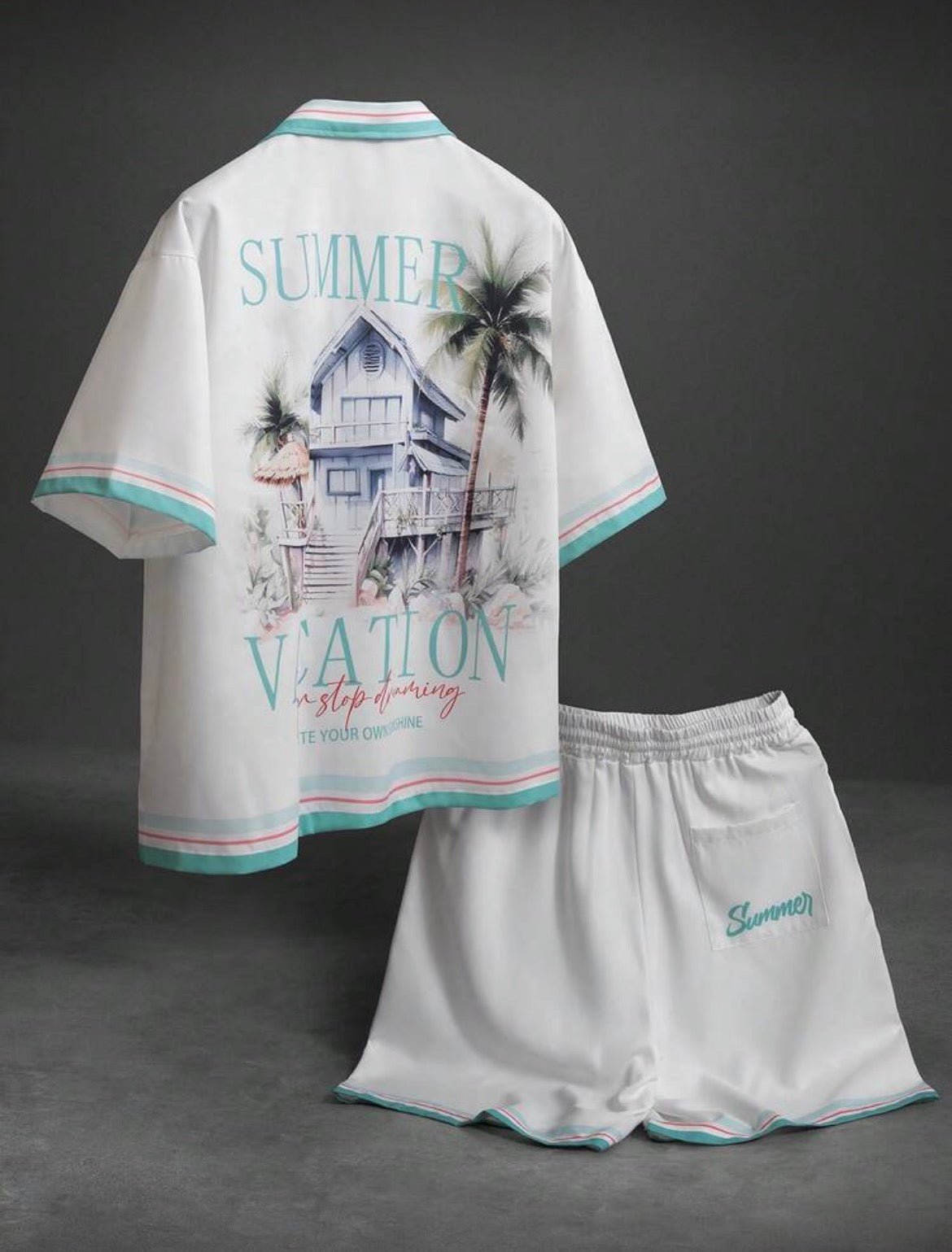 Summer Button Up Two Piece