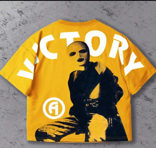 Victory Yellow Cropped T-Shirt