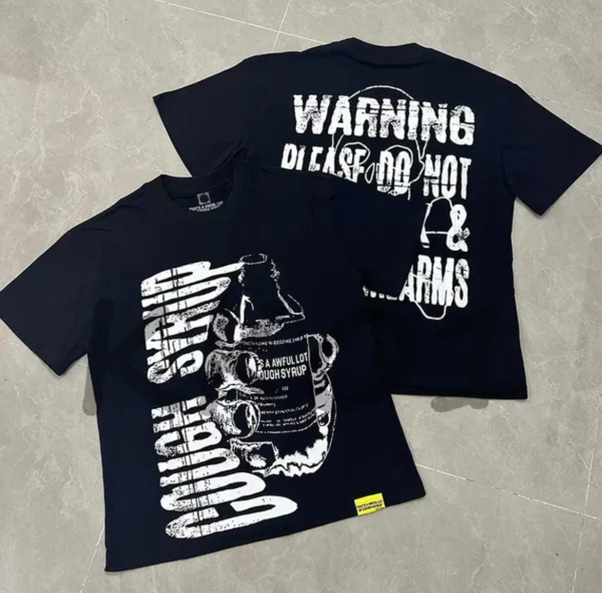 Cough Syrup Bottle Black T-Shirt