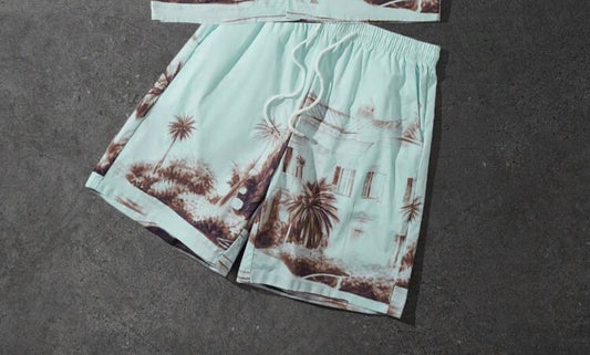 Green Short Pants