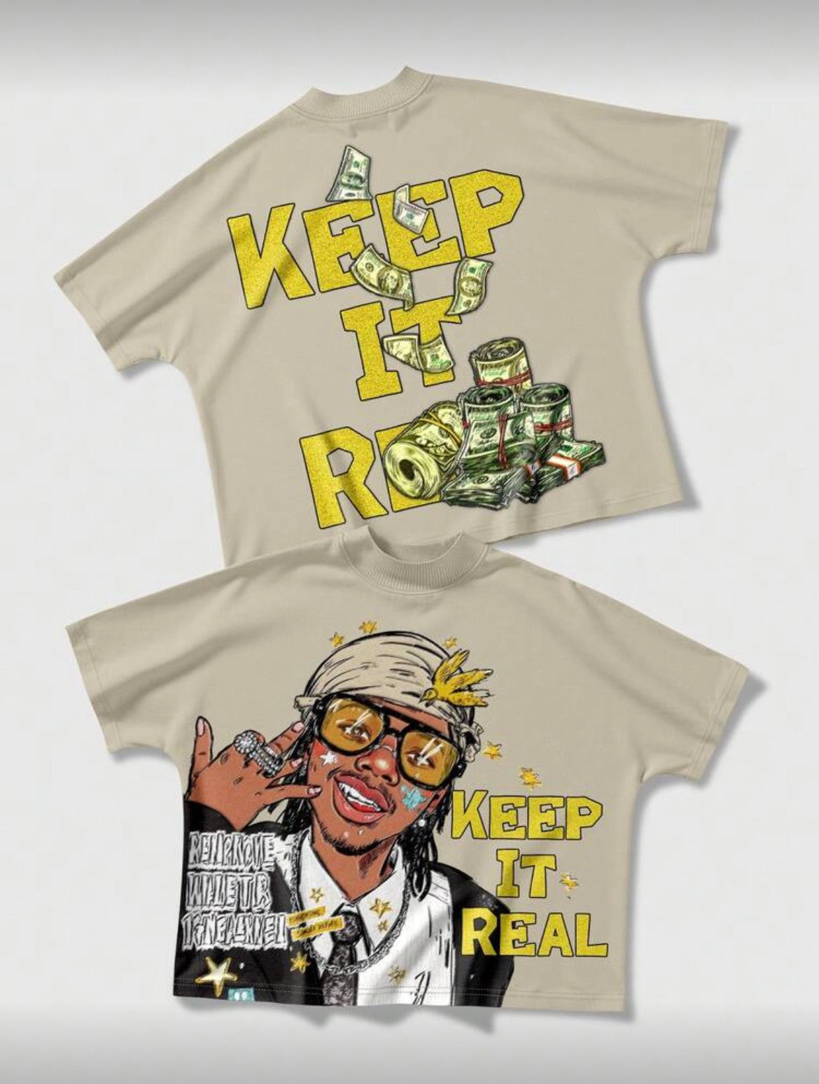 Keep it Real Apricot T-Shirt