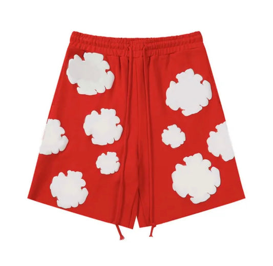Denim Tears Red Shorts
