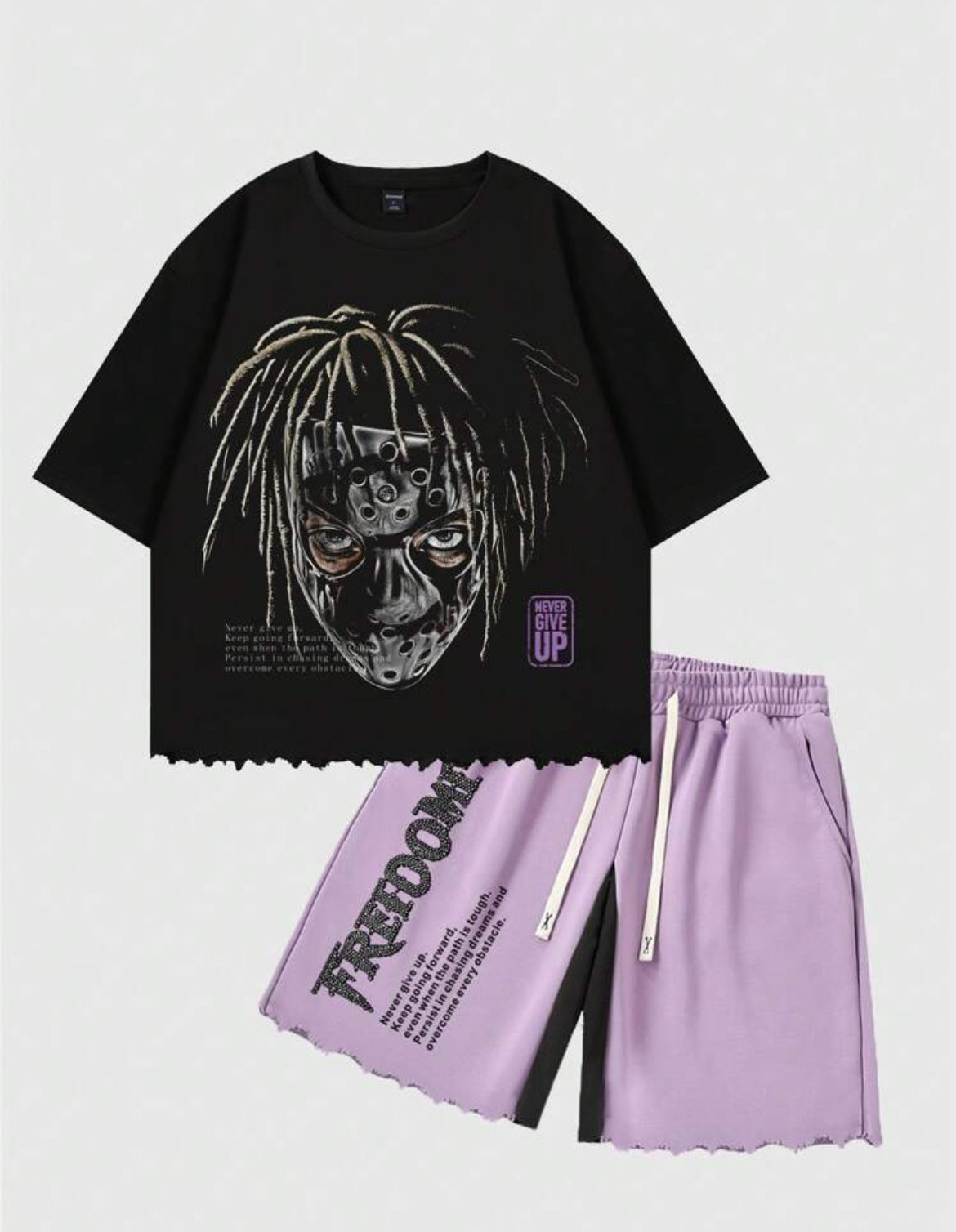 Purple Pants Dreadlocks Two Piece