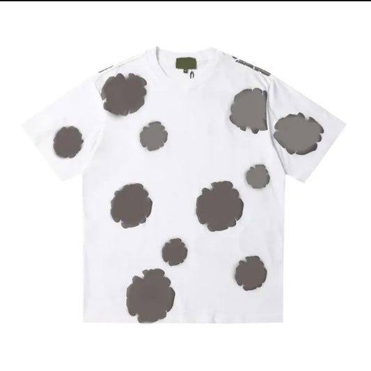 Denim Tears Grey & White T-Shirt