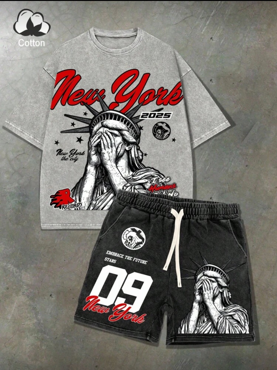 New York Dark Grey Two Piece