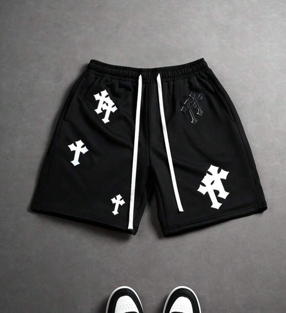 Cross Black Shorts