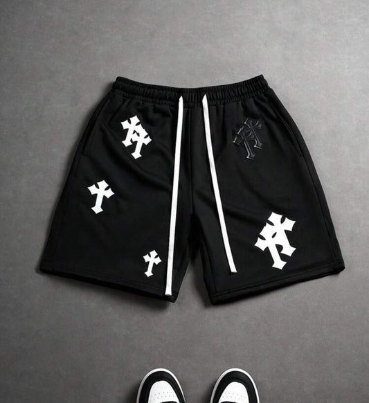 Cross Black Shorts