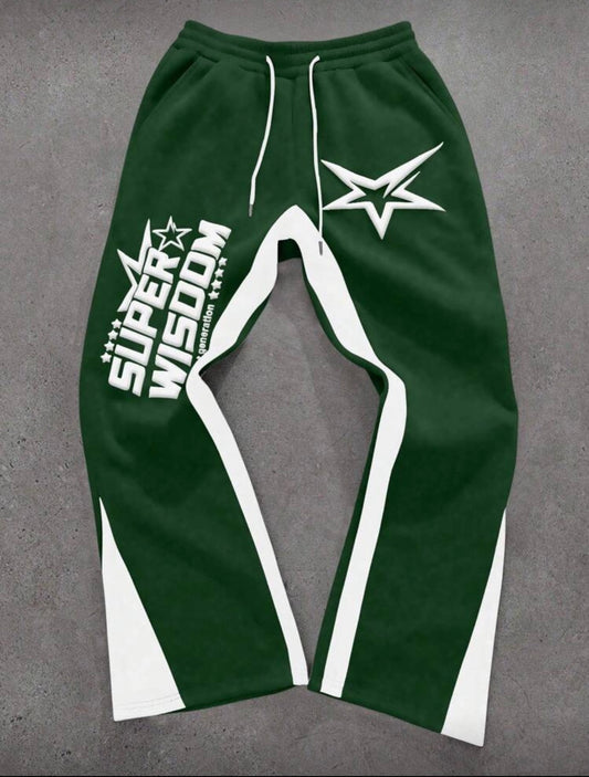 Wisdom Green Sweatpants