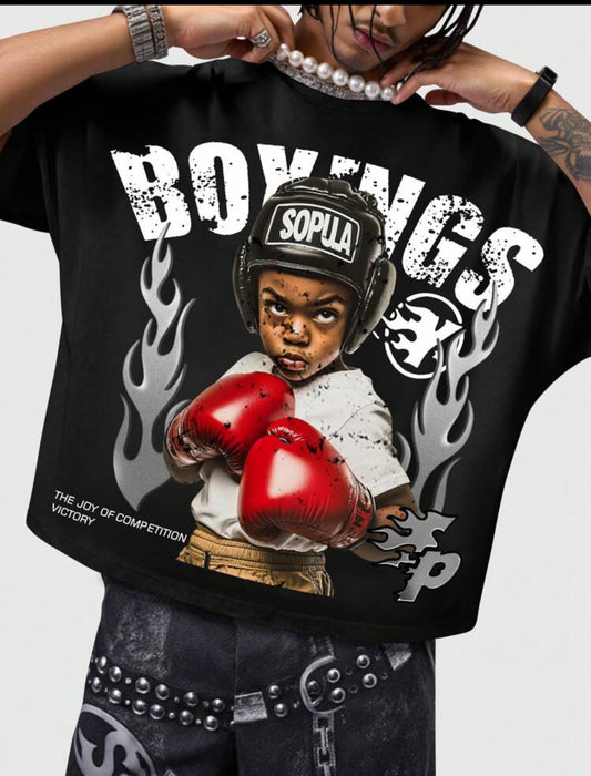 Boxings Black T-shirt