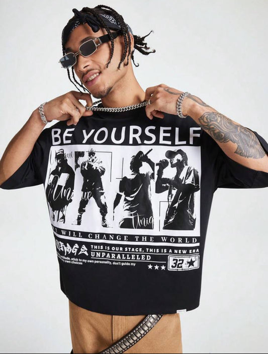 Be Yourself Black T-Shirt