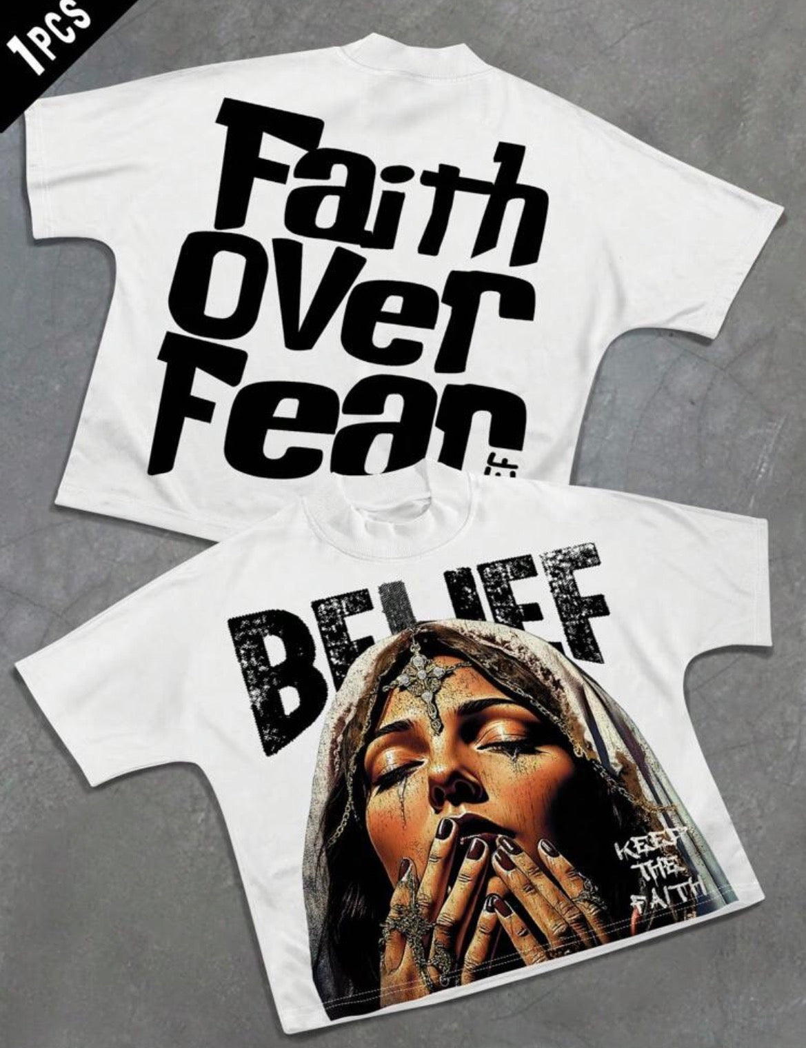 Belief White T-Shirt