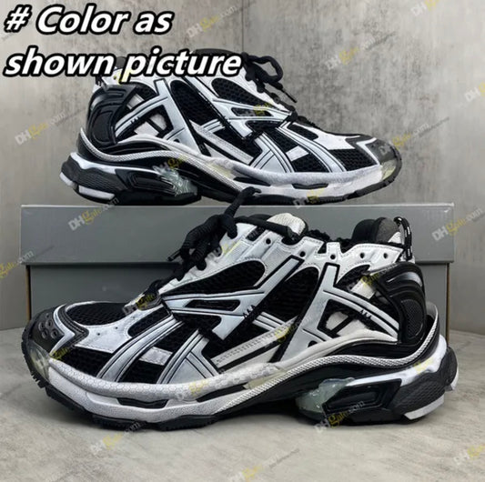 Balenciaga Black and White Runner