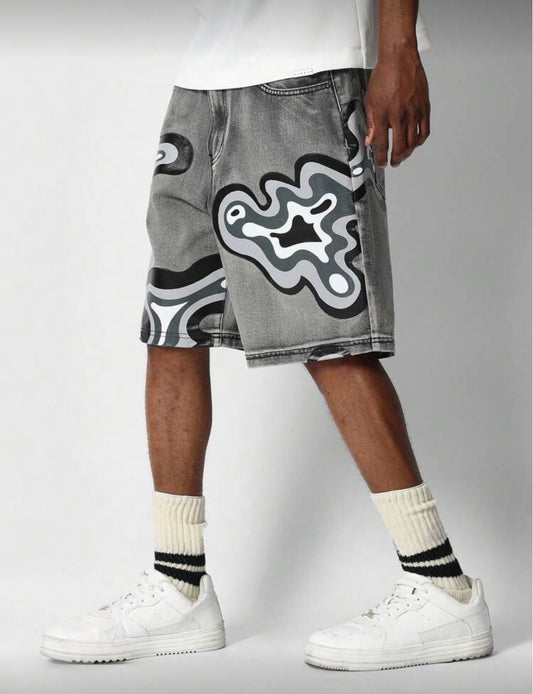 Sumwon Short Grey Jeans