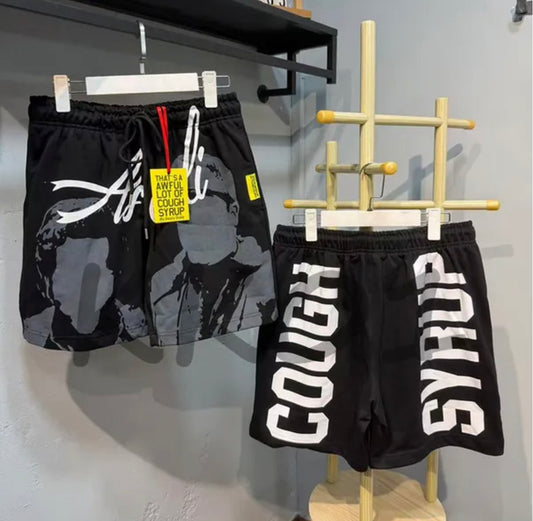 Cough Syrup Pablo Black Shorts