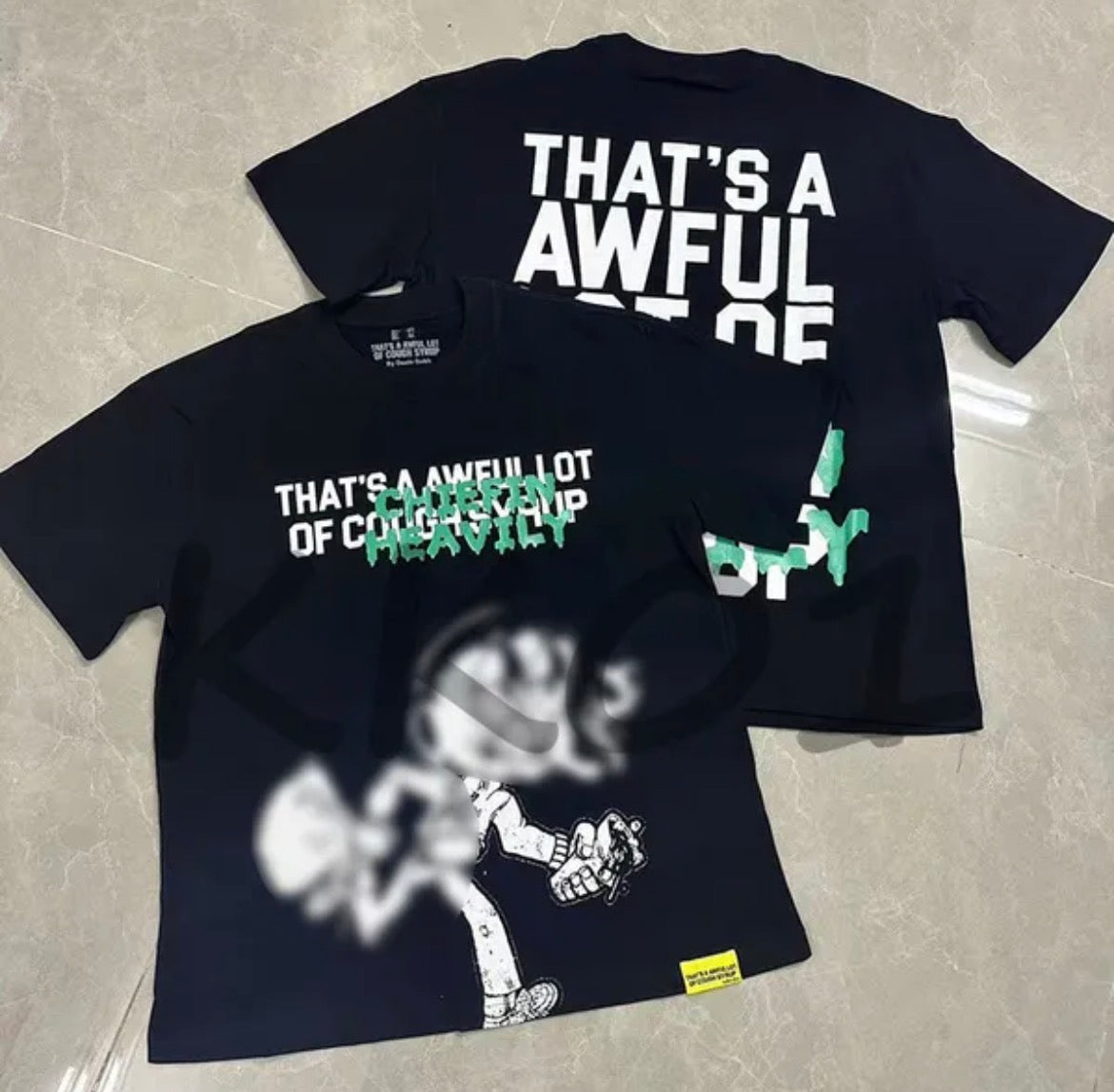 Cough Syrup Heist Black T-Shirt