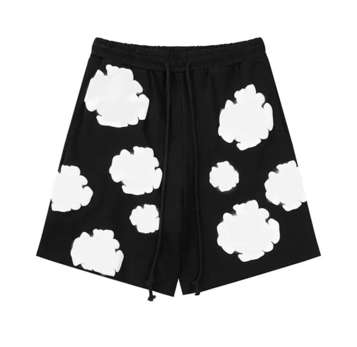 Denim Tears White & Black Shorts