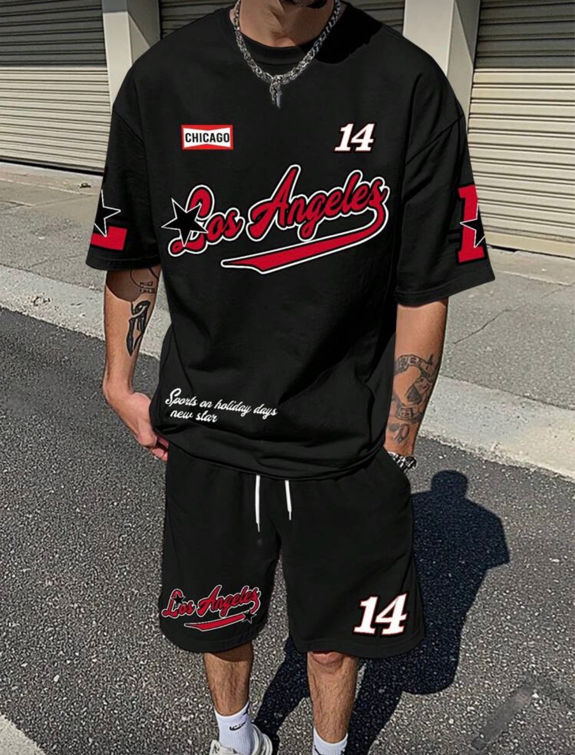 LA Black Two Piece