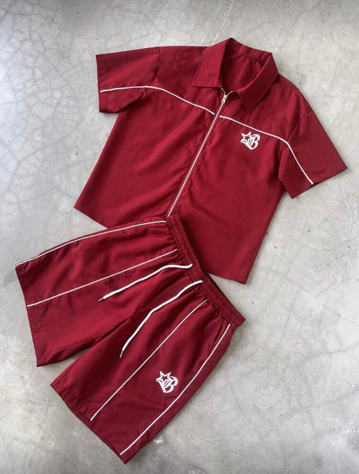Burgundy Tracksuit