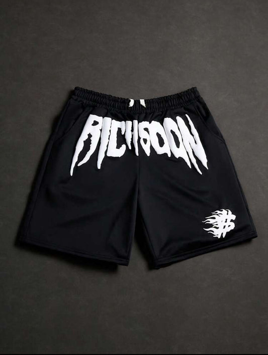 Rich Soon Black Shorts